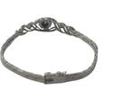 Goldschmuck Weissgold 14K, 585 er Gold Armband, Opalith, Armschmuck mit normalen Gebrauchsspuren