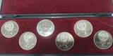 UDSSR, CCCP, Sowjetunion, Russland 6x Rubel 1991 XXV. Olympische Sommerspiele 1992 in Barcelona, 6x Münzen Lot prägefrisch in einem Etui