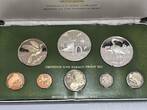 Trinidad & Tobago KMS 1975 Offizieller Kursmünzensatz, 8 Münzen PP, eingeschweisst