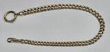 Uhrenkette Kette Double Taschenuhr Antike Golddouble Taschenuhrenkette A*D, L: 37,0 cm mit normalen Gebrauchsspuren.
