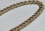 Uhrenkette Kette Double Taschenuhr Antike Golddouble Taschenuhrenkette A*D, L: 37,0 cm mit normalen Gebrauchsspuren.