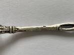 Dreizack Gabel 835er Silber CB florales Dekor