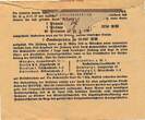 3. Reich Deutschland 1938 Original-Prämienschein der Reichswinterhilfe-Lotterie IV, zerissen