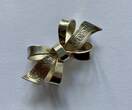 Brosche Handarbeit Schleife Silber Silberschmuck