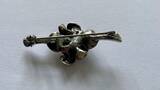 Brosche 925er Sterling Silber Silberschmuck