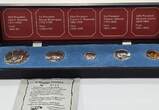 USA KMS, 5 Münzen 1961-63 5 amerikanische Präsidenten, Kennedy, Washington, Roosevelt, Jefferson, Lincoln Prägefrisch, im Etui mit Zertifikat
