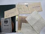 3. Reich, Deutschland, BRD UdSSR Offizier Nachlass Luftwaffe 1945 - 1972 Wappenschild von der Lufteinheit, ehemaliger Kriegsgefangener, Wehrpaß III, gebraucht