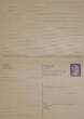 Deutschland, Drittes Reich, 2. Weltkrieg AK Propaganda, Ansichtskarte, Ganzsache Postkarte mit Antwort, Hitler, 6 Pfg ungelaufen, III