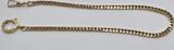 Goldschmuck Taschenuhren Kette Uhrenkette Taschenuhr 750er 18K Gold Panzerkette guter Zustand