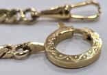 Goldschmuck Taschenuhren Kette Uhrenkette Taschenuhr 750er 18K Gold Panzerkette guter Zustand