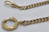 Goldschmuck Taschenuhren Kette Uhrenkette Taschenuhr 750er 18K Gold Panzerkette guter Zustand