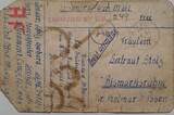 Deutschland Drittes Reich AK Ansichstkarte Postkarte, II. Weltkrieg WK 1943 Prisoner of War Mail, Gruppenbild nach Kolmar i. Posen V