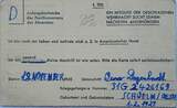 Deutschland Drittes Reich AK Ansichstkarte Postkarte 15.12.1945 III-