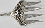 Silberbesteck vintage Besteck 800 er Silber Hildesheimer Rose Fischgabel Sardinengabel guter Zustand