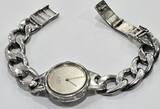 Silberschmuck 835er Silber vintage 835er Silber Armband Uhr LaR Silberarmbanduhr Quarz gebrauchter Zustand. Funktionsfähig