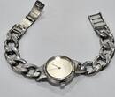 Silberschmuck 835er Silber vintage 835er Silber Armband Uhr LaR Silberarmbanduhr Quarz gebrauchter Zustand. Funktionsfähig
