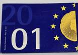 Niederlande 5 Cent - 2 1/2 Gulden 2001 Muntset Nederland KMS bankfrisch, in org. Folder