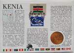 Kenia 10 Cents 1984 Münze und Briefmarke Numisbrief Prägefrisch