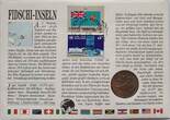 Fidschi-Inseln 20 Cents 1985 Münze und Briefmarke Numisbrief Prägefrisch