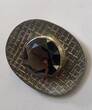 Anhänger/Brosche mit Rauchquarz 925er Sterling Silber Silberschmuck gebraucht aber in guter Erhaltung
