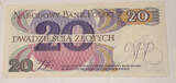 Polen 20 Zlotych 1982 Banknote unc