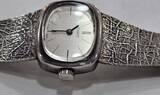 Armbanduhr Vintage, Mechanisch aus den 1960-1970 er Jahr 835er Silber Uhr Damenarmbanduhr Silberuhr TISSOT Handaufzug guter Zustand. Funktionsfähig