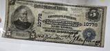 USA - Vereinigte Staaten v. Amerika $ 5 Dollars 1902 The Chatham & Phenix Nationalbank, New York III-, kleine Einrisse
