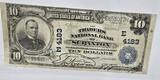 USA - Vereinigte Staaten v. Amerika $ 10 Dollars 1902 Banknote, The Traders Nationalbank Scranton III