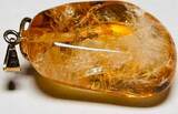 Silberschmuck 925er Silber Baltic Amber Pendant silber Anhänger getragen und befindet sich in einem guten Zustand