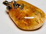Silberschmuck 925er Silber Baltic Amber Pendant silber Anhänger getragen und befindet sich in einem guten Zustand