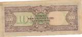Philippinen,Japanische Besatzung 100 Pesos 1943 Banknote III