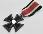 3. Reich Deutschland Wehrmacht Orden Abzeichen Militaria 2. Weltkrieg 1939-1945 EK Eisernes Kreuz 2.Klasse mit Band ohne Hersteller guter Zustand