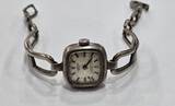 Armbanduhr Vintage, Mechanisch 800er Silber Uhr Damenarmbanduhr Silberuhr Pallas Handaufzug mit normalen Gebrauchsspuren. Funktionsfähig