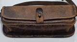 Schweiz ? Militaria Militärtasche 2. Weltkrieg Alte schweizer Patronentasche Ledertasche gebrauchter Zustand