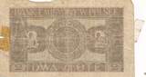 Polen 2 Zlotych Zloty 1941 Banknote IV, stark gebraucht.
