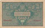 Polen 10 Marek 1919 Banknote III