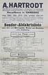 3. Reich Kaiserreich Deutschland, Argentinien A. Hartrodt Spedition Hamburg Buenos Aires Mai 1927 org. Dokument, Sonder-Abfahrtsliste nach Süd- Mittelamerika, Mexiko Westindien III