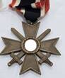 3. Reich, Deutschland, Wehrmacht 2. Weltkrieg Militaria Ehrenzeichen Abzeichen 1939 Kriegsverdienstkreuz Kreuz mit Schwertern, HK, 2. Klasse guter Zustand
