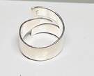 Silberschmuck 925er Silber Silberring, Bandring getragen und befindet sich in einem guten Zustand