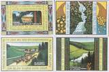 Deutschland, Deutsches Reich 4 x 75 Pfennig 1921 4 x Notgeldschein, Stadt Bergstadt Altenau im Harz I bis I-