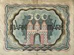 Deutschland, Deutsches Reich 500 Mark 1922 1 x Notgeldschein, Aushilfsschein der Stadt Altona IV-V