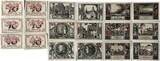 Deutschland, Deutsches Reich 6 x 10, 6 x 25, 6 x 50 Pfennig 1921 18 x Notgeldschein, Stadt Arnstadt I bis III+
