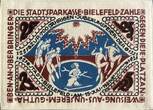 Deutschland, Deutsches Reich 25 Pfennig 1921 1 x Notgeldschein, STADTSPARKASSE BIELEFELD I-