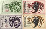 Deutschland, Deutsches Reich 2 x 10, 2 x 25 Pfennig 1917,1919 4 x Notgeldschein, STADTSPARKASSE BIELEFELD I/I-