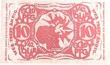 Deutschland, Deutsches Reich 10 Goldpfennig = 1/42 Dollar 1923 1 x Notgeldschein, STADTSPARKASSE BIELEFELD I-