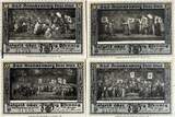 Deutschland, Deutsches Reich 4 x 50 Pfennig 1921 4 x Notgeldschein, Bad Blankenburg Thüringen I bis II+