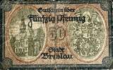 Deutschland, Deutsches Reich 50 Pfennig 1920 1 x Notgeldschein, Stadt Breslau IV