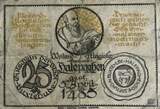 Deutschland, Deutsches Reich 25 Pfennig 1921 1 x Notgeldschein, Notgeld Stadt Buxtehude IV-V