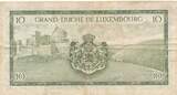 Luxembourg/Luxembourg 10 Francs (1955) Banknote ss