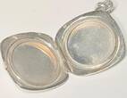 Silberschmuck 925er Silber Medaillon Sterling Silber Anhänger getragen und befindet sich in einem guten Zustand